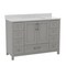 Flash Furniture Vega 48 Inch Bathroom Vanity w/Sink, Storage Cabinet w/Soft Close Doors, and 9 Drawers, Gray FS-BN-2-48-GY-GG - alternate 9
